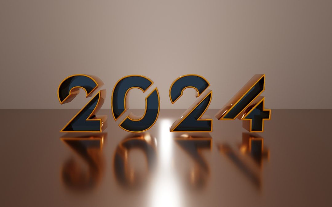 a number that is sitting on top of a table