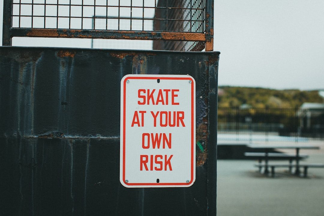 a sign on a fence